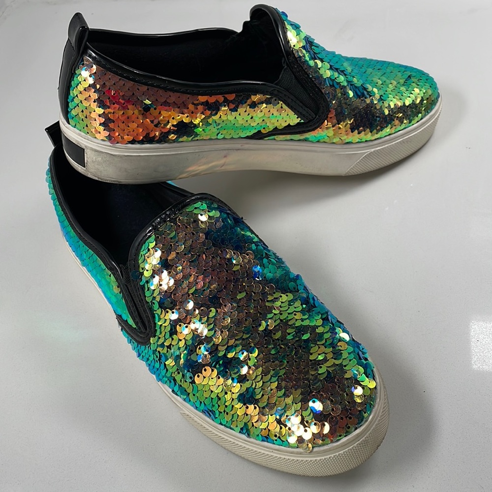Sequin shoes